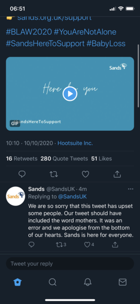 SANDS sorry if upsetting