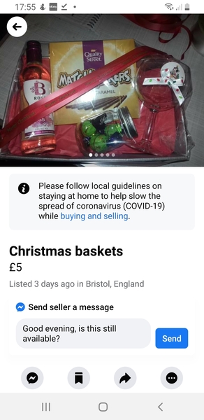 Facebook - Christmas and Halloween shite