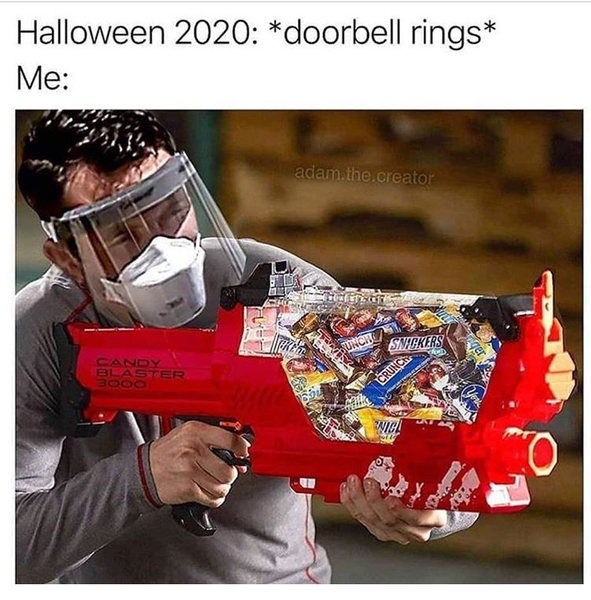Trick or treating  banned in lockdown areas