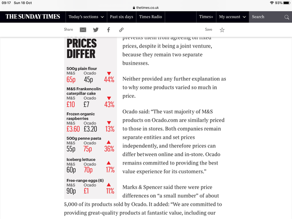 Ocado tips, hacks, Toblerone and Christmas