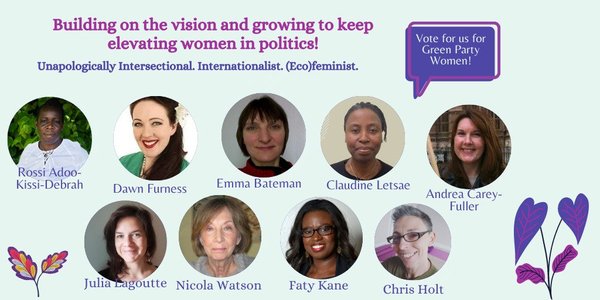 Green Party Women need your help TODAY