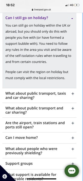 On local lockdown but holiday booked next week ..aibu to go?