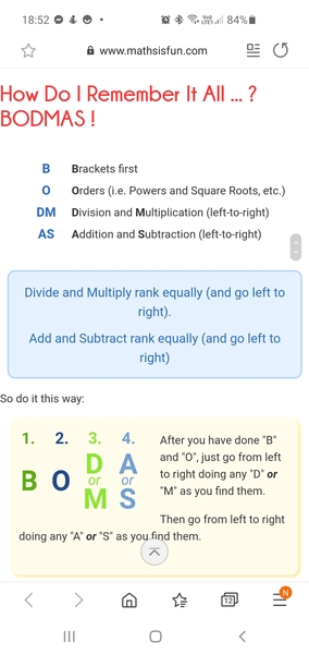 BODMAS.. Mistake or correct?