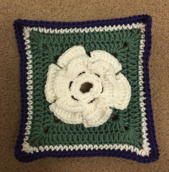 Woolly Hugs. A Blanket for the family of the wonderful NormaStanleyFletcher.