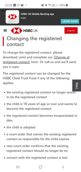 To ask you for everything you know about Child Trust Funds