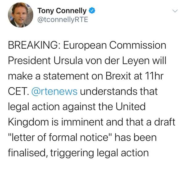 Westministenders: Brevid