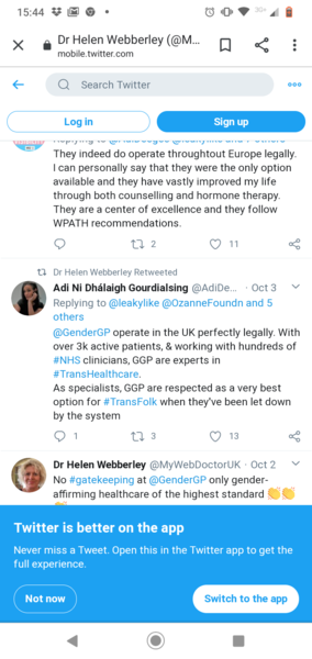 GenderGP - something afoot?