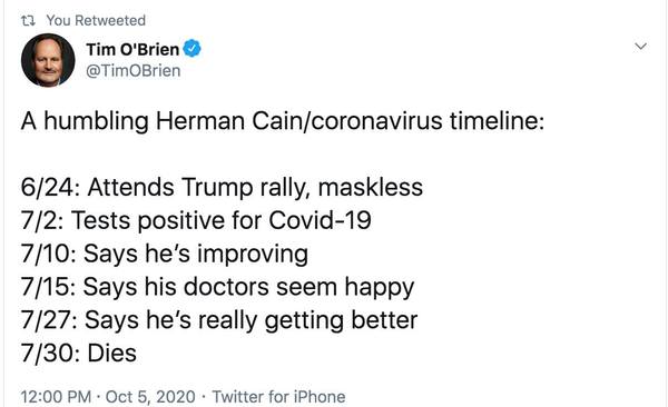 To hope Trump actually does catch COVID?