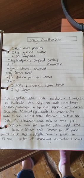 Lamb meatballs