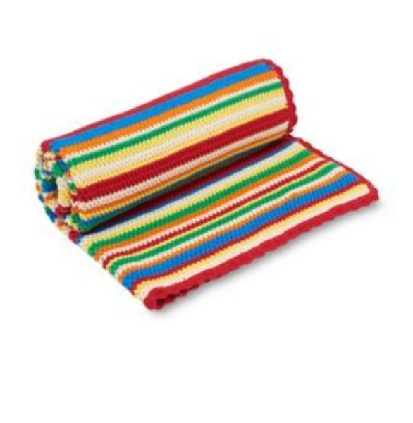 Rainbow blanket for baby