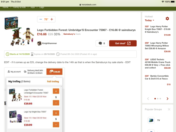 Thread 11 - the one where everyone keeps writing the bargain info *in bold*