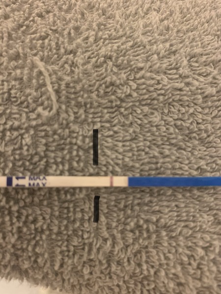 Is there a faint line here?