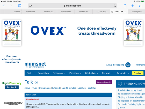 Ovex pop up ad ?