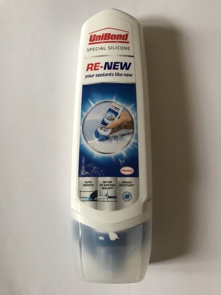 Black mould on silicone (?) seal around bath