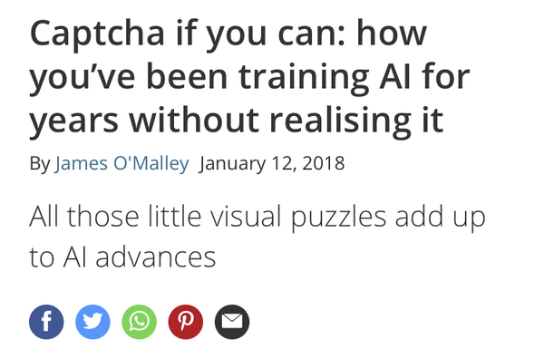 Why am I proving I'm not a robot?