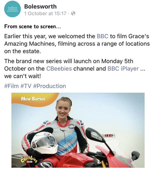 Grace’s Amazing Machines series 3 - location?