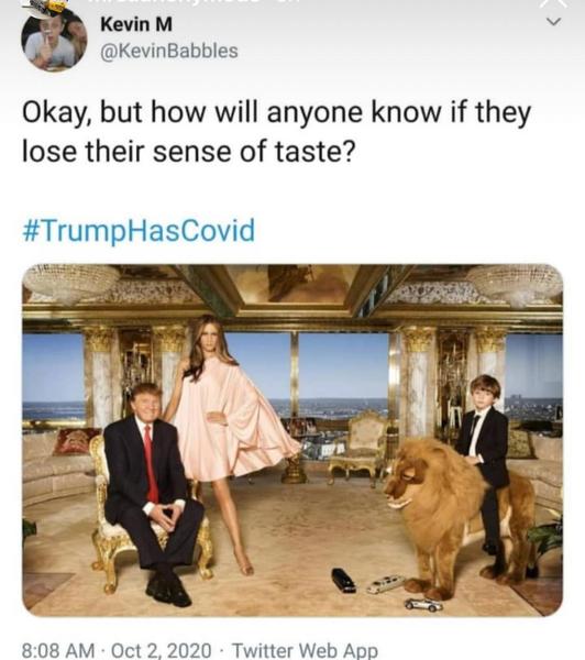 To ask you to pray for Donald and Melania?