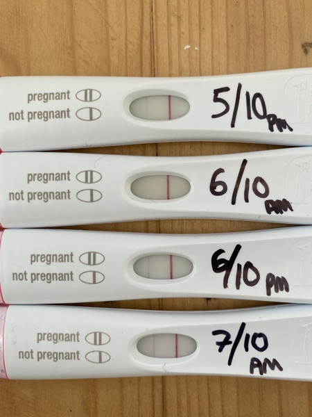 7-9 DPO positive test??