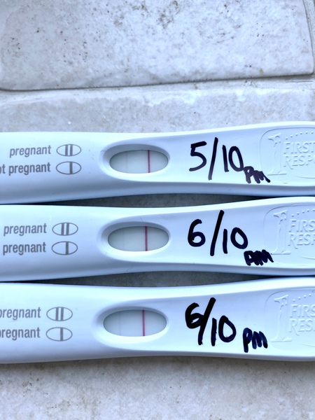 7-9 DPO positive test??