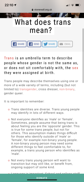 To think cross-dressers are NOT on the trans spectrum?