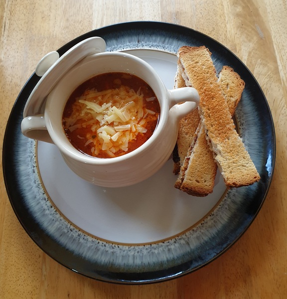 If you're having a can of soup...