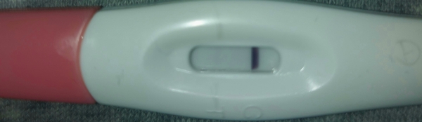 Faint line?