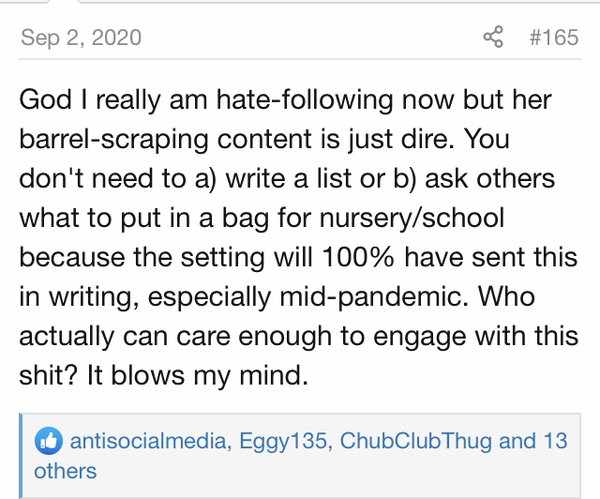 To think new laws are needed ASAP to protect Mrs Hinch and other influencers