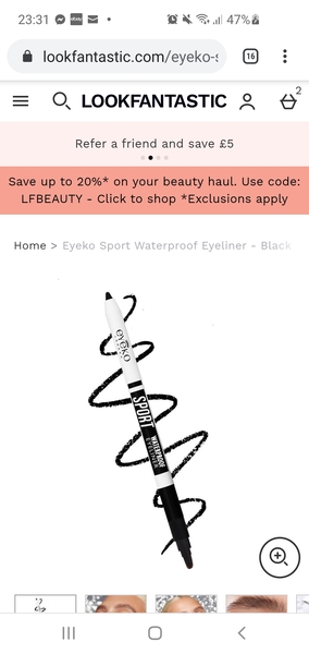 No smudge long lasting eyeliner?