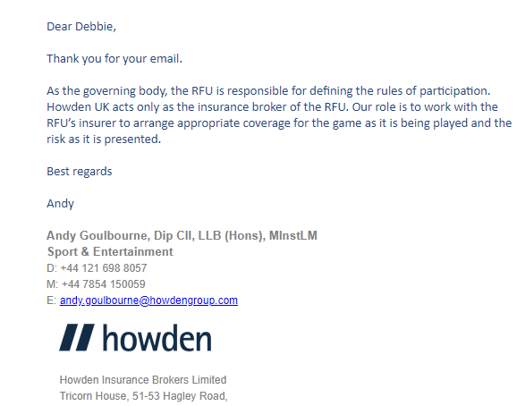 RFU clears TW to play at *all* levels of rugby