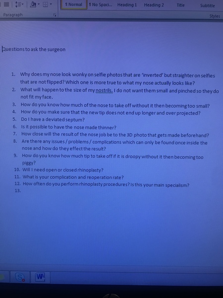 Has anyone here had rhinoplasty and do you regret it?