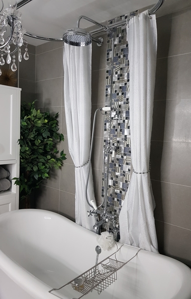 Shower in bath - when you are tall
