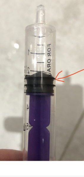 My syringe has two lines - help?