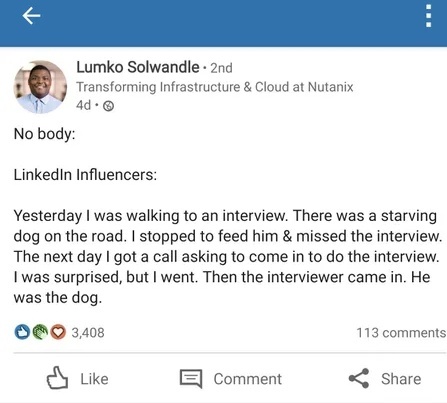 Men on LinkedIn