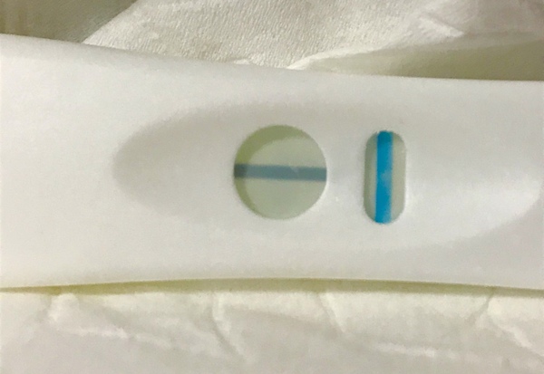 Faint positive?
