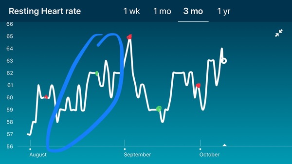 Tracking your cycle and possible BFP using RHR - part 3
