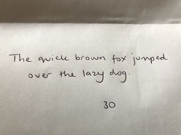 To ask you to help me with a little experiment?