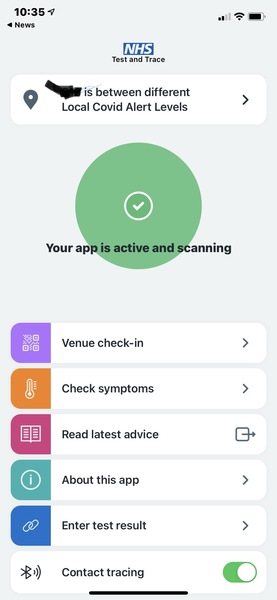 NHS app. Between tiers?!!!