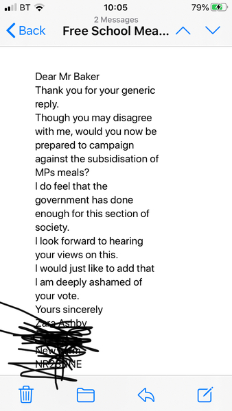 To want everyone to know the names of the MPs who voted against feeding hungry children?
