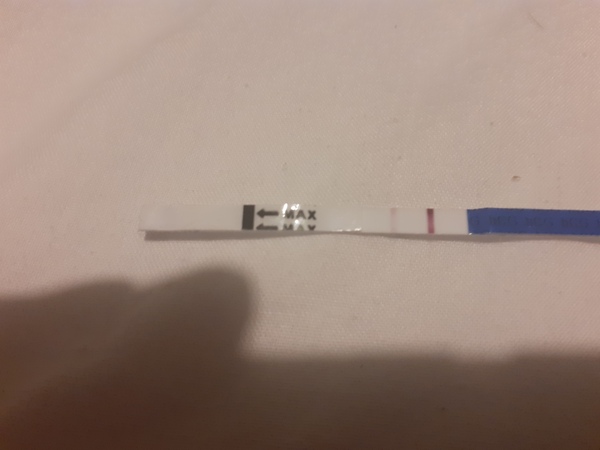 Very very very faint line? 11dpo?