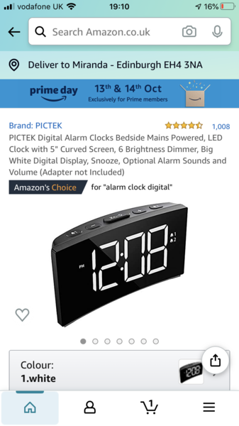 What clock does your child have?  Does it show the actual time?  Does it glow?