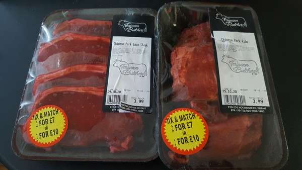 Best way to cook these? Chinese pork ribs and loin steak
