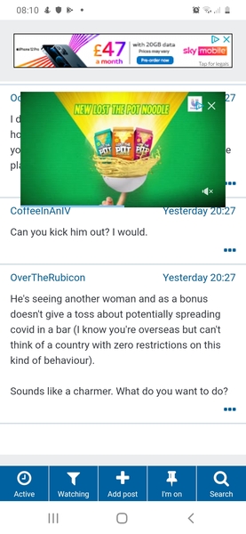 Pot noodle ad