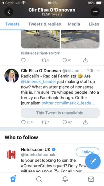 Another one for Irish Feminists - this person holds a GRC and might soon be held in Dochas prison with women and childrem