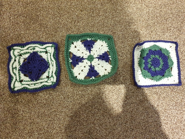 Woolly Hugs. A Blanket for the family of the wonderful NormaStanleyFletcher.