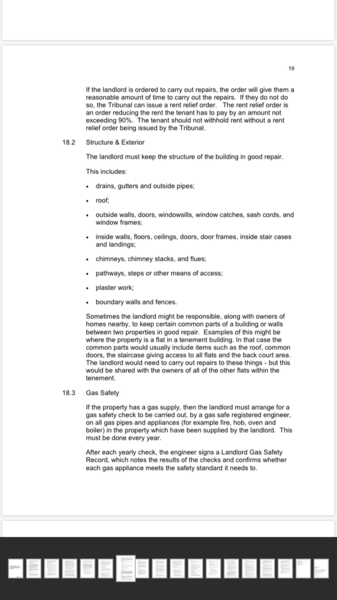 Rented accommodation and repairs