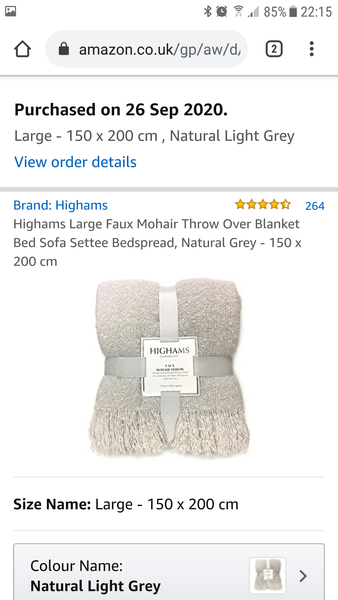 To ask you to recommend me a large, thick, warm blanket?