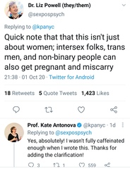 Twitter thread on miscarriages
