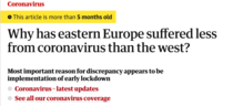 Czech Republic - this is what happens when Covid isn't taken seriously