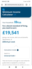 To ask how much you think a family of 4 need to earn ...