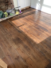 Has anyone sanded/varnished a wooden floor themselves?